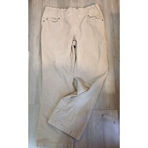 Chadwick Beige Corduroy Pull On Pants Size 16P Cotton Blend